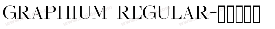 Graphium Regular字体转换